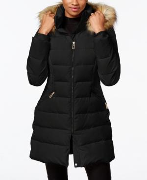 Ivanka Trump Faux-fur-trim Down Puffer Coat