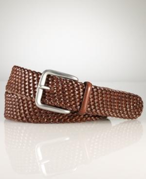 Polo Ralph Lauren Accessories, Savannah Braided Leather Belt