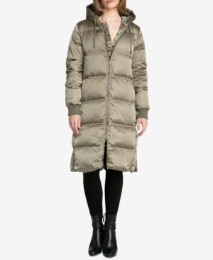 Avec Les Filles Logo Long Down Puffer Coat