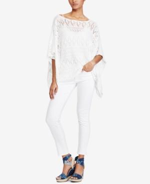 Polo Ralph Lauren Pointelle-knit Cotton Sweater