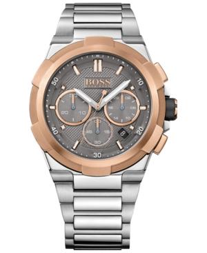 Hugo Boss Men's Chronograph Supernova Stainless Steel Bracelet Watch 46mm 1513362