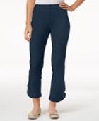 Charter Club Newport Ruffled Cropped Pants, Created For Macy's