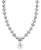 Danori Necklace, Cubic Zirconia Leaf (1 Ct. T.w.)
