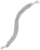 Nine West Silver-tone Multi-chain Link Bracelet