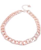 Guess Pave Link Collar Necklace, 16 + 2 Extender