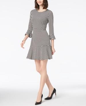 Charter Club Ruffled Printed Dress, Created For Macy's