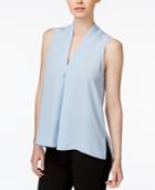 Bar Iii Sleeveless High-low Blouse, Only At Macy's
