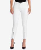 William Rast Juniors' Zippered-hem Skinny Jeans