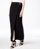 Inc International Concepts Faux-wrap Maxi Skirt, Only At Macy's