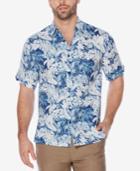 Cubavera Men's Linen Tropical-print Shirt