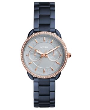 Fossil Women's Tailor Blue Stainless Steel Bracelet Watch 35mm
