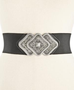 I.n.c. Trio Interlock Stretch Belt, Created For Macy's