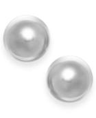 Charter Club Silver-tone Ball Stud Earrings
