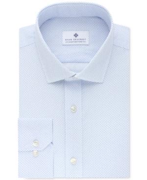 Ryan Seacrest Distinction Men's Slim-fit Non-iron Afternoon Sky Print Dress Shirt, Only At Macy's