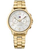 Tommy Hilfiger Women's Casual Sport Gold-tone Stainless Steel Bracelet Watch 38mm 1781732