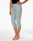 Style & Co Petite Slit-hem Capri Pants, Created For Macy's