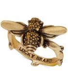 Lucky Brand Gold-tone Bee Statement Ring