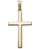 14k Gold Pendant, Traditional Cross