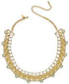 Kate Spade New York Gold-tone Carnival Crystal Collar Necklace