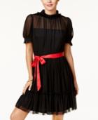 Disney Princess Snow White Juniors' Mesh Illusion Dress, Created For Macy's