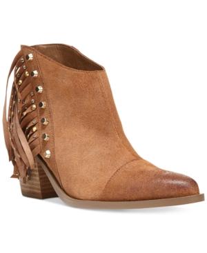 Fergie Bennie Fringe Booties Women's Shoes