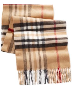 V. Fraas Cashmink Oversized Check Scarf