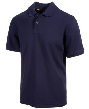 Club Room Short Sleeve Solid Estate Performance Sun Protection Polo, Only At Macy's