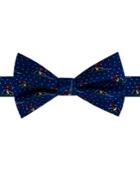 Tommy Hilfiger Men's Skiing Penguin Print Pre-tied Bow Tie