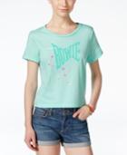 Fea Merchandise Inc. Juniors' David Bowie Graphic Boxy T-shirt