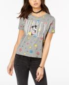 Mighty Fine Juniors' Mickey Mouse Star Graphic Boyfriend T-shirt