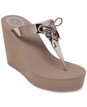 Bcbgeneration Hank Platform Wedge Thong Sandals