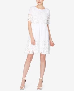 Catherine Catherine Malandrino Lace-inset Shift Dress
