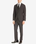 Boss Men's Regular/classic-fit Micro Check Three-piece Suit