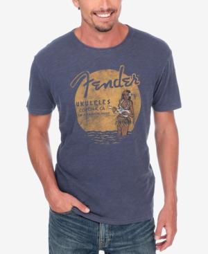 Lucky Brand Men's Fender Ukulele/hula T-shirt
