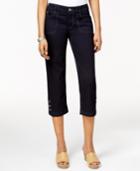 Style & Co. Petite Cropped Rinse Wash Jeans, Only At Macy's