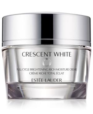 Estee Lauder Crescent White Full Cycle Brightening Rich Moisture Creme, 1.7 Oz