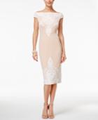 Jax Lace-detail Off-the-shoulder Sheath Dress