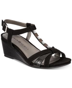 Karen Scott Clarita Wedge Sandals, Created For Macy's Women's Shoes