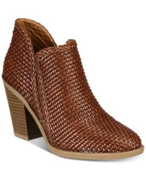 Esprit Kelsie Block-heel Ankle Booties Women's Shoes
