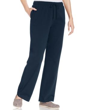 Karen Scott Petite Drawstring Active Pants, Only At Macy's