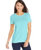 Charter Club Classic Pima Cotton Tee