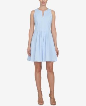 Cece Cotton Printed Fit & Flare Dress