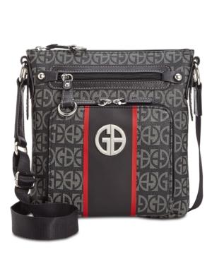 Giani Bernini Block Signature Stripe Crossbody, Created For Macy's