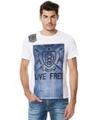Buffalo David Bitton Men's Nacap Graphic-print T-shirt