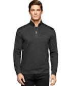 Calvin Klein Solid Quarter-zip Sweatshirt