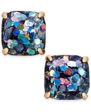 Kate Spade New York Gold-tone Glitter Square Stud Earrings