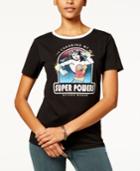 Bioworld Juniors' Wonder Woman Graphic Ringer T-shirt