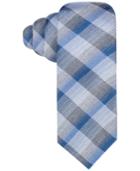 Alfani Red Men's Peninsula Plaid Tie, Only At Macy's