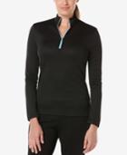 Pga Tour Quarter-zip Long-sleeve Top