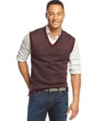 Club Room Big And Tall Merino Houndstooth Vest, Only At Macy's